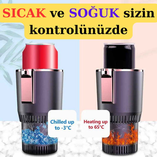 Araçiçi Isıtma-Soğutma Özellikli Bardak Tutucu